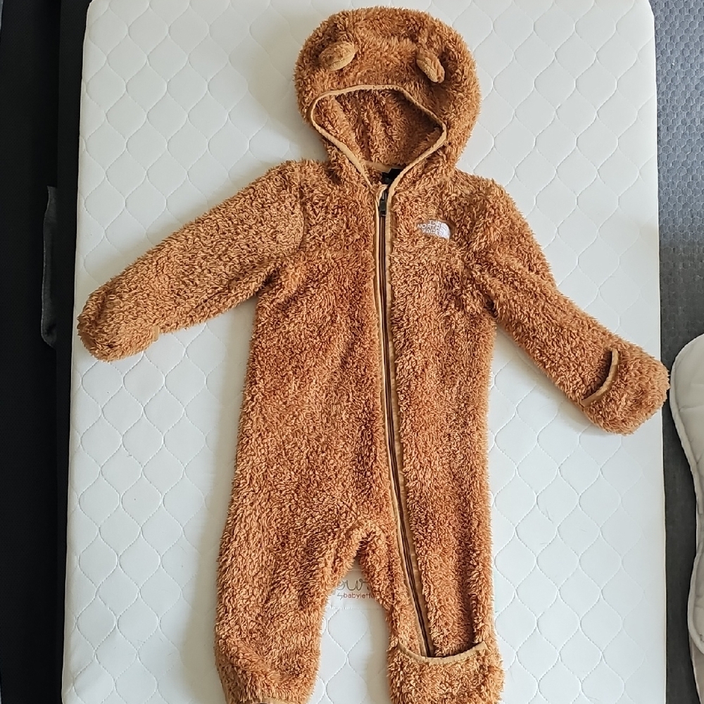 The North Face Warm Brown Fleece Footie